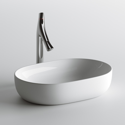 Раковина Ceramica Nova ELEMENT 60 см CN6047 накладная цвет белый - фото 2